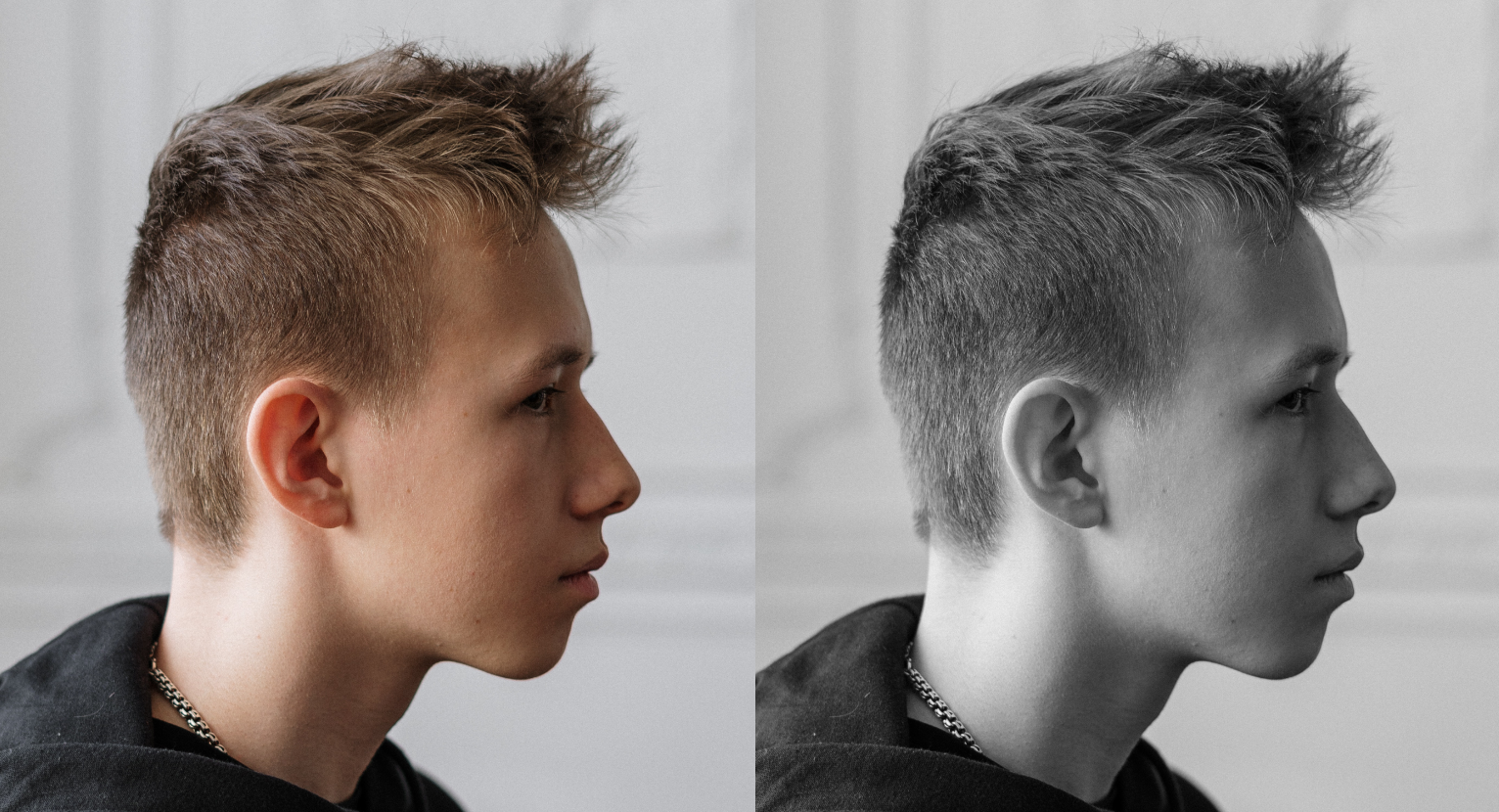 Side profile view - Head drawing references